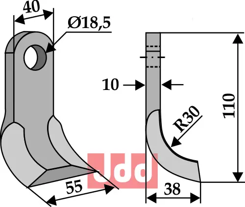 Y- kniv - JDD Utstyr