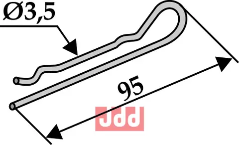 Fjærstift til Epoke 3,5 x 95 mm - Epoke