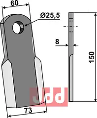 Kniv - gammel modell Ferri