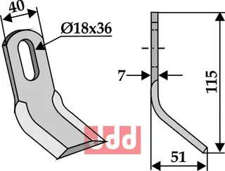 Y- kniv Gimac/Zampini