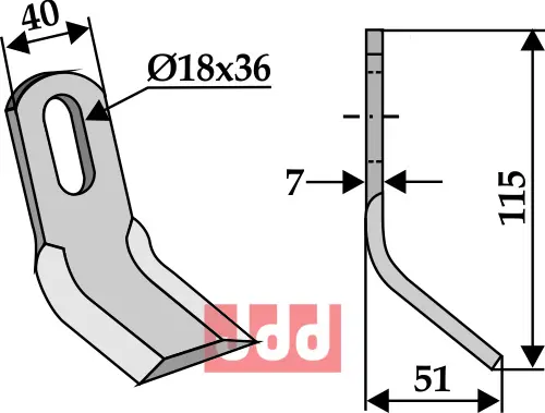 Y- kniv - JDD Utstyr