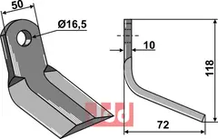 Y- kniv Hermes/Müthing