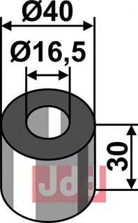 Foring Ø40x30xØ16,5 Herder