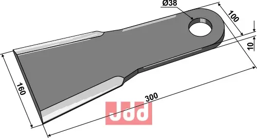 Kniv 300mm - JDD Utstyr