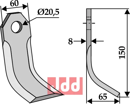 Y- kniv - JDD Utstyr