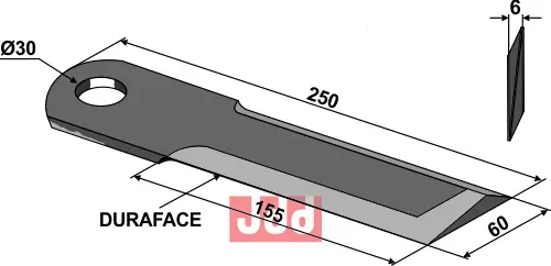 Ensilage Kniv - JDD Utstyr