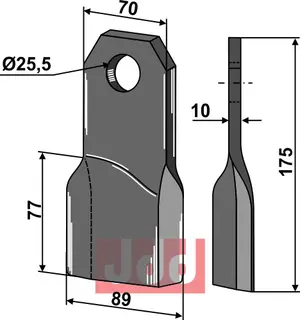 Bio kniv venstre Fehrenbach