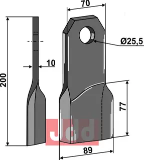 Bio kniv høyre Fehrenbach