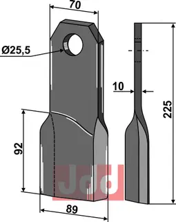 Bio kniv venstre Fehrenbach