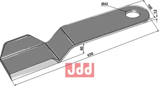 Kniv h&#248;yre Sauerburger
