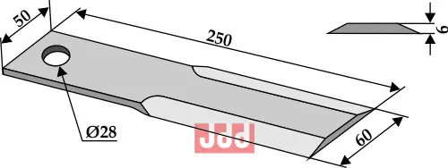 Halmsnitter kniv - JDD Utstyr