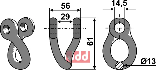Sjakkel - drejet - JDD Utstyr
