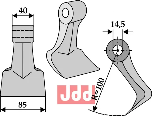 Hammerkniv 85mm - JDD Utstyr