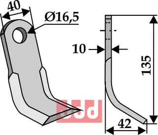 Y- kniv Kverneland/Maletti