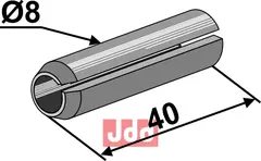 Hulllspendstift Ø8x40 Mulag