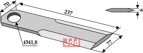 Halmsnitter kniv - JDD Utstyr