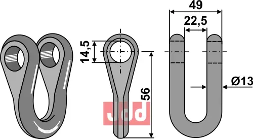 Sjakkel – Ø14,5 - JDD Utstyr
