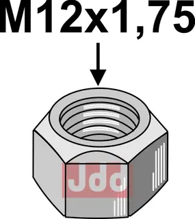 Låsemutter M12x1,75 - 10.9 Perfect