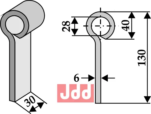 Slagjern midterst - JDD Utstyr