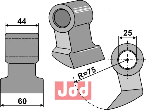 Hammerkniv 60mm - JDD Utstyr