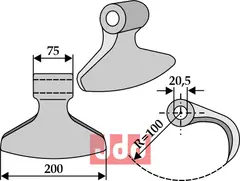 Hammerkniv 200mm Perfect/Rosatella/Tünnißen & Stocks