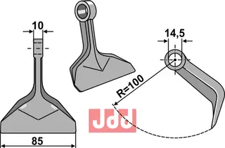 Hammerkniv 85mm Muratori