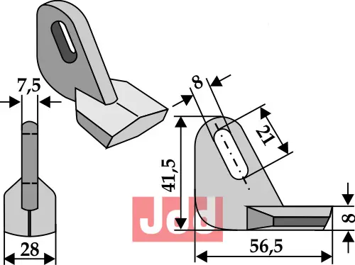 Hammerkniv 28mm - JDD Utstyr