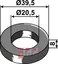 Skive Ø39,5x8xØ20,5 Fehrenbach