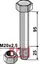 Bolt M20x2,5x120 - 10.9 m. Låsemutter Sauerburger