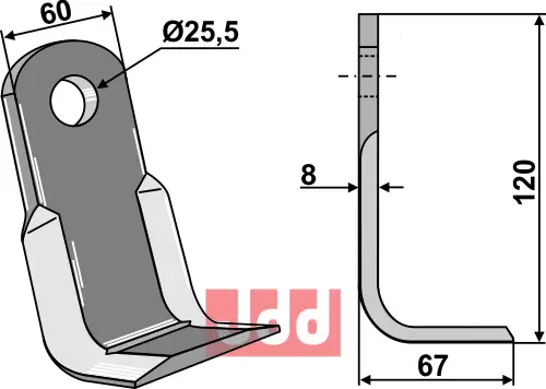 L-kniv - JDD Utstyr