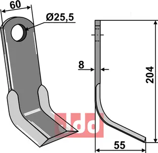 Y- kniv Passer til mange fabrikater