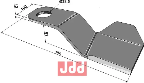 Kniv venstre - JDD Utstyr