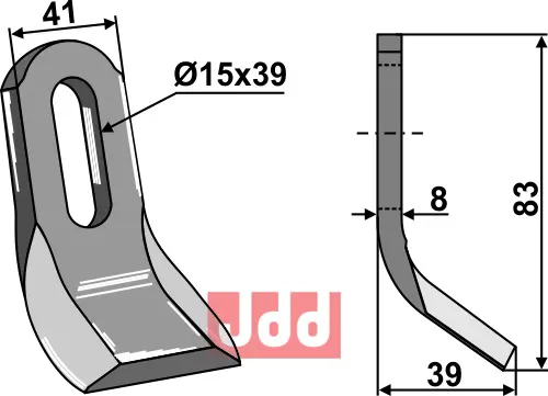 Y- kniv - JDD Utstyr