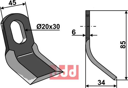 Y- kniv - JDD Utstyr