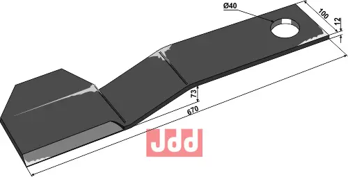 Ensilage Kniv - JDD Utstyr