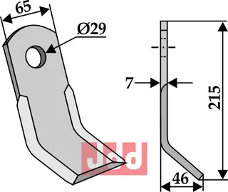 Y- kniv Agram/Taarup