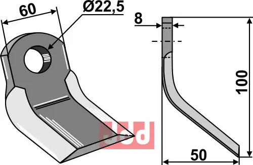 Y- kniv - JDD Utstyr