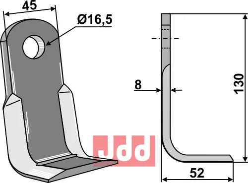 L-kniv - JDD Utstyr