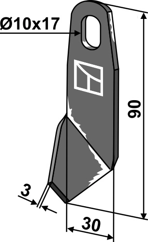 Vingeklinge - høyre