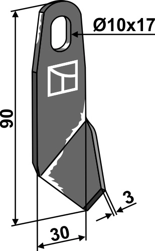Vingeklinge - venstre