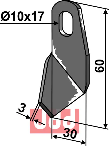 Vingeklinge - høyre - JDD Utstyr