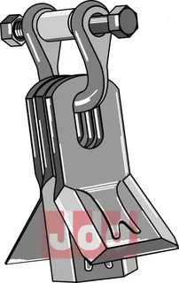 Set med flailer Universalblad, ukjent merke