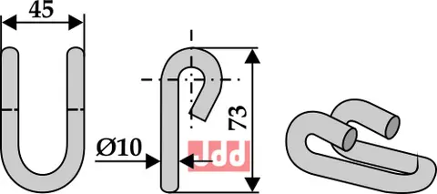 Sjakel til Votex 10 mm - Votex