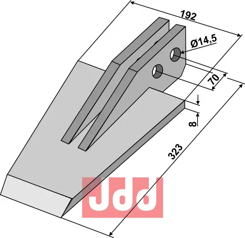 Sliddel for Grubbe - JDD Utstyr