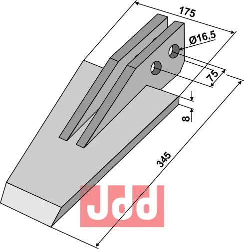 Sliddel for Grubbe - JDD Utstyr