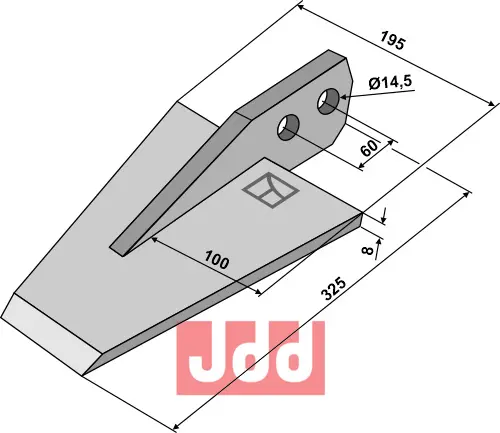 Sliddel for Grubbe - JDD Utstyr