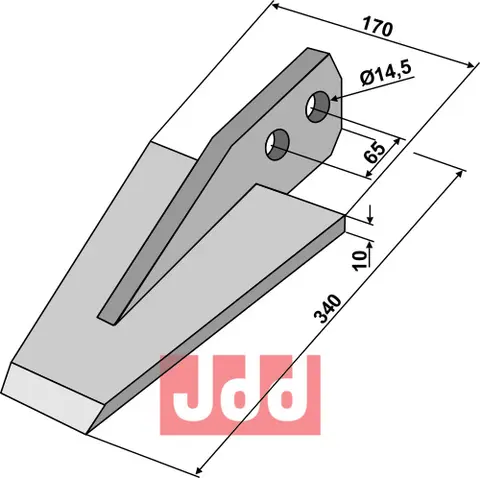 Spade til Celli og Tortella Lengde 340 mm - Bredde 170 mm