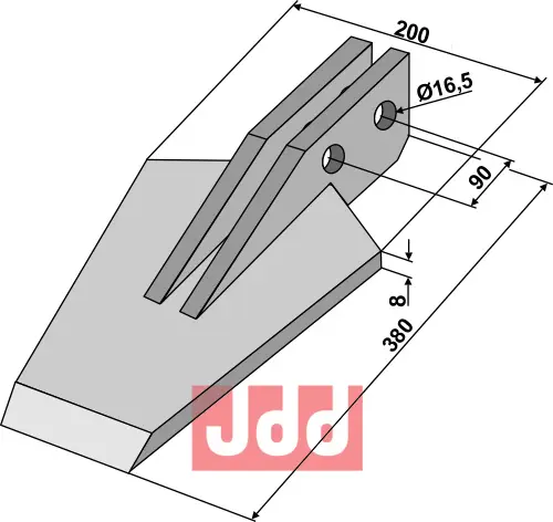 Sliddel for Grubbe - JDD Utstyr