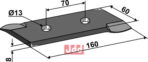 Ensilage Kniv - JDD Utstyr