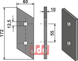 Gravskjær til Cosmoter Lengde 172 mm, B 201-221-261